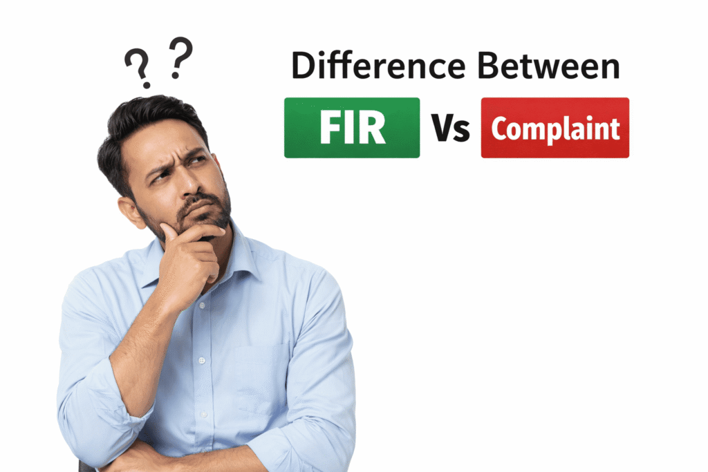 Difference Between FIR and Complaint