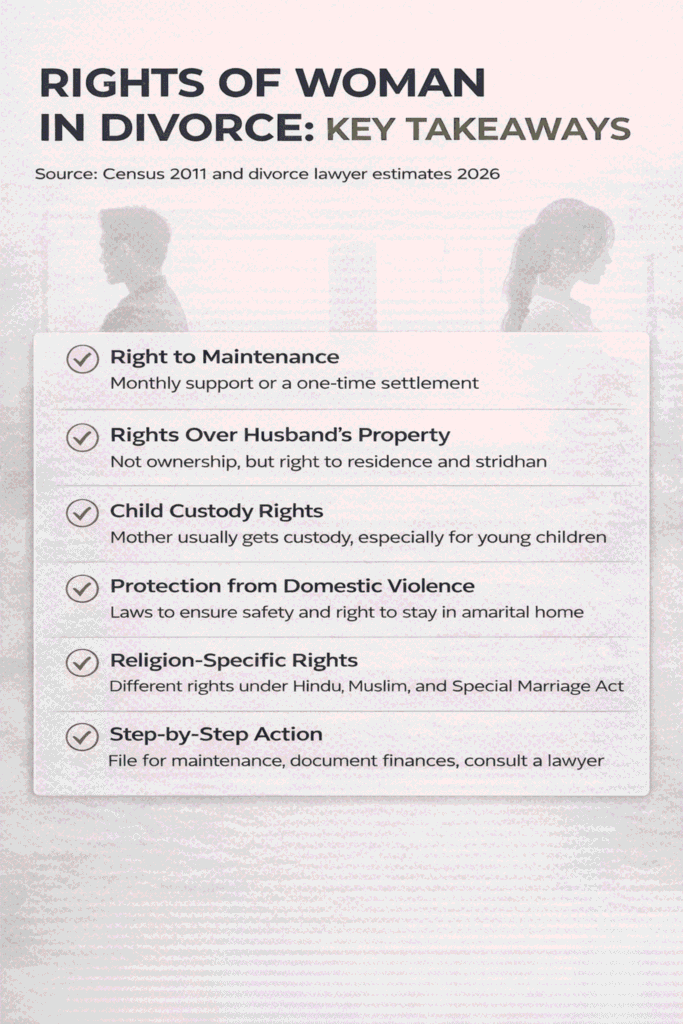 Rights of Woman in Divorce
