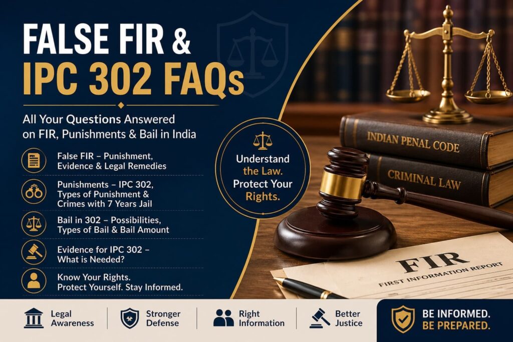 False FIR Punishment in India