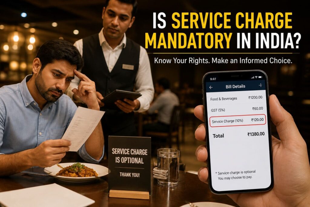 Is Service Charge Mandatory in India