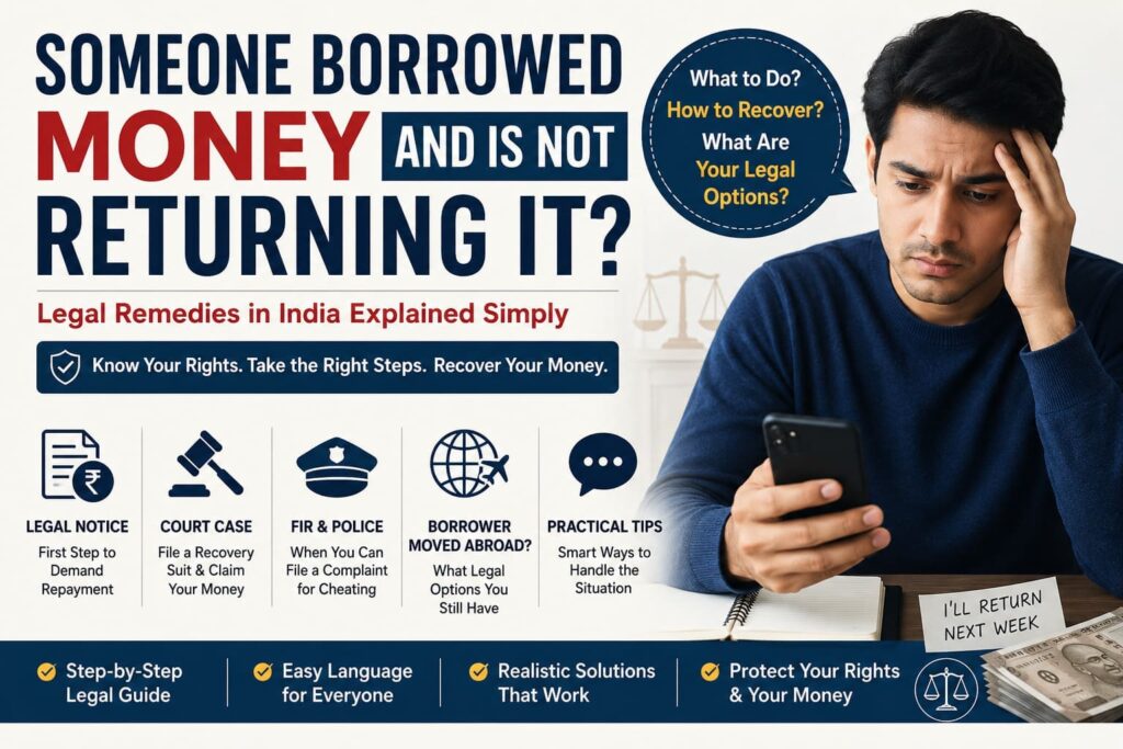 Someone Borrowed Money and Is Not Returning It