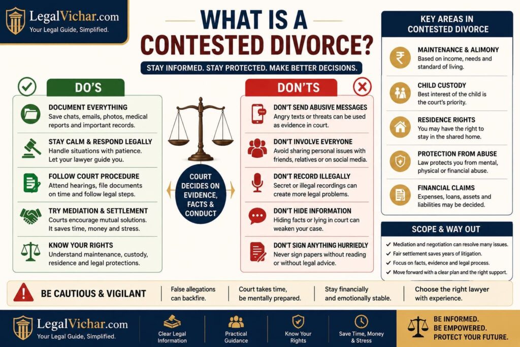 What Is a Contested Divorce
