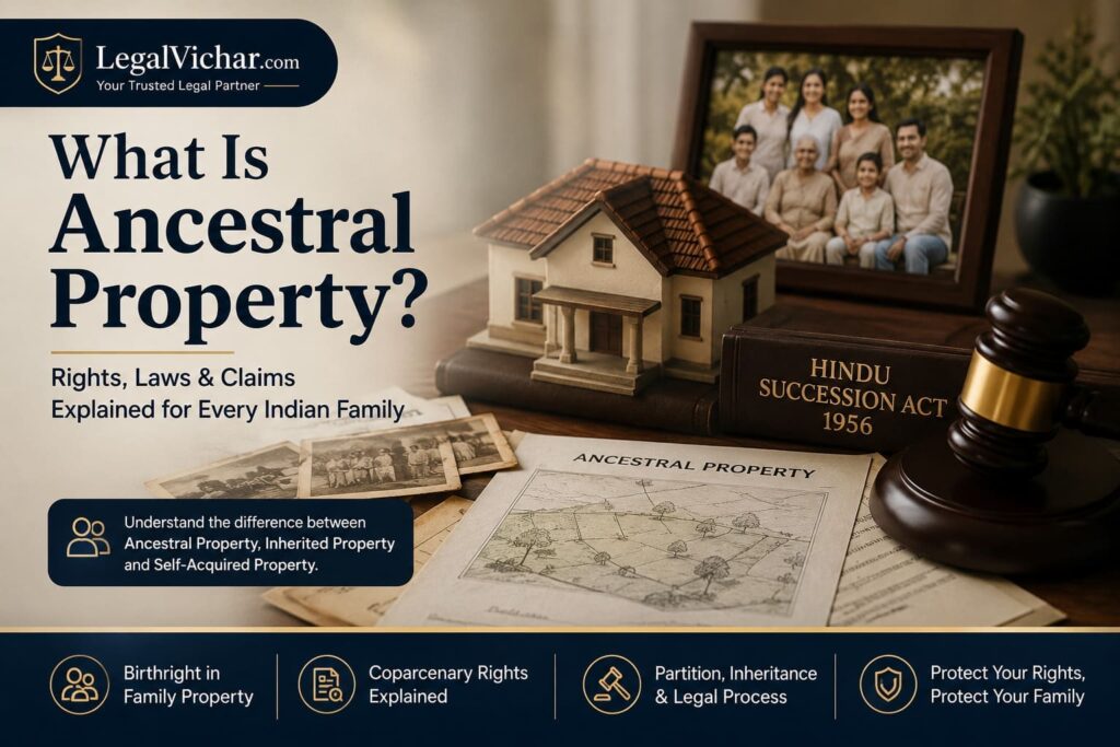 Difference Between Ancestral Property and Inherited Property